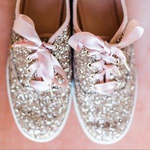 Kate Spade Pink Sparkly Keds